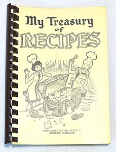 Vtg Order of Eastern Star Cookbook Dundee MI Michigan Recipes Ruth Chapter No 89 - Imagen 1 de 4