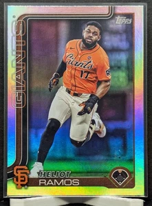 2025 Topps Series 2 #527 Heliot Ramos Rainbow Foil NM - Picture 1 of 2