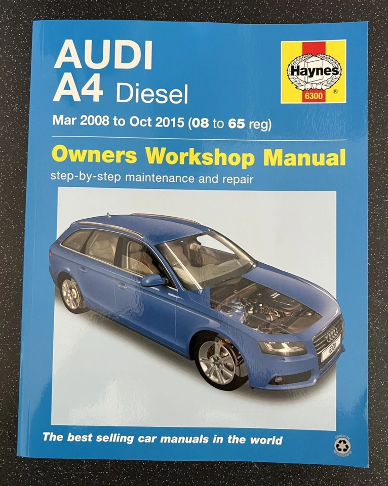 Audi A4 Diesel (Mar 08 - Oct 15) Haynes Repair Manual 08 to 65 (Paperback) - Image 1 of 1