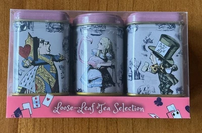 CHARBREW “Alice In Wonderland” English Tea ~3 Mini Loose Leaf Tins ~ Exp: 6/2028