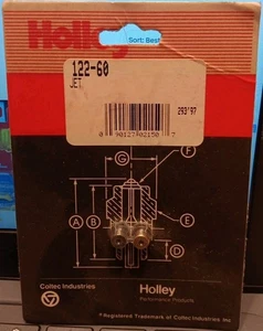 Holley CARBURETOR STANDARD MAIN JET 122-60 - Bild 1 von 2