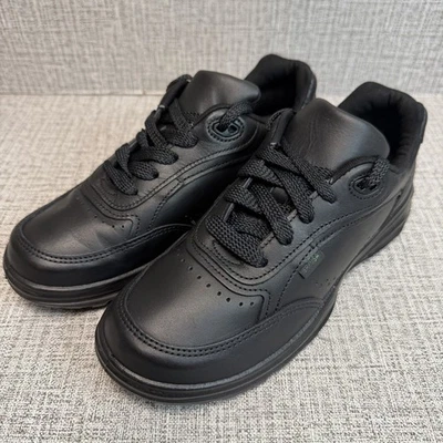 New Balance Shoes Womens Size 7 Black Leather 706 V2 Postal Walking WK706BK2 - Image 1 of 4