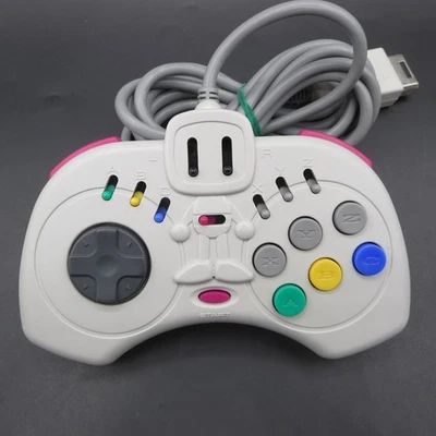 Sega Saturn Controller White SBOM Joycard Bomberman Version OEM Japan Made - Image 1 of 4