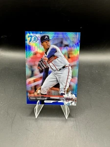 2017 Bowman Chrome Touki Toussaint True Blue Mini Refractor /70 Braves #BCP172 - Picture 1 of 1