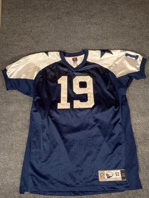 Keyshawn Johnson Dallas Cowboys Reebok Jersey Authentic 52 BLUE Embroidered NFL - Image 1 of 4