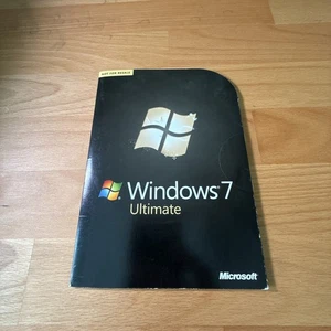 Microsoft Windows 7 Ultimate 64 Bit Promotional Full Version DVD w/ Key - Picture 1 of 3
