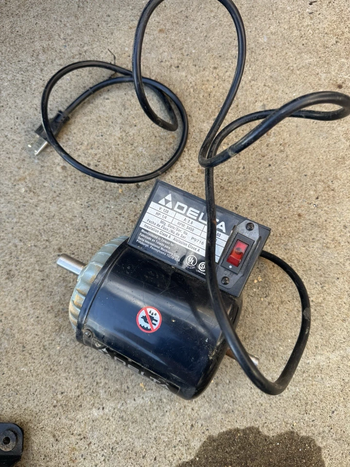 Delta 31-080 1-дюймовый ремень, 5-дюймовый диск, электродвигатель шлифовальной машины - Изображение 1 из 2