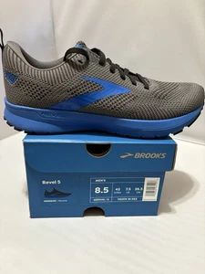 Zapatos para correr Brooks Revel 5 gris azul para hombre talla 11,5-110374 1D 053 - Imagen 1 de 6