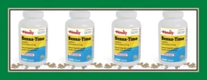 TIME CAP Senna Time Laxative - 4000 Ct Tabs - Natural Vegetable Based Laxatives - Picture 1 of 1