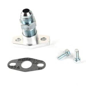 8AN Aluminum Turbo Oil Return Flange For TD04 TD05 TD06 / IHI RHF4 RHB4 Series - Foto 1 di 6