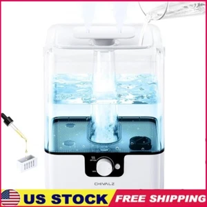6L Top Fill Cool Mist Humidifier Baby Nursery Large Room Quiet Diffuser White - Picture 1 of 8