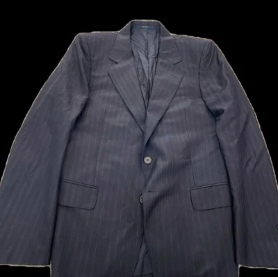 Yves Saint Laurent Striped Suit, Large  - Image 1 of 4