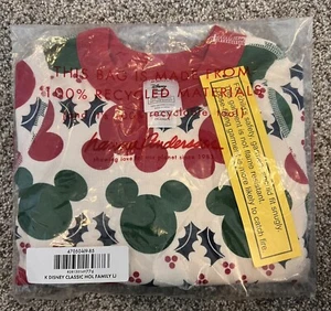 NWT Hanna Andersson Kids Disney Mickey Mouse Christmas Pajamas Long John's 85 2T - Picture 1 of 3