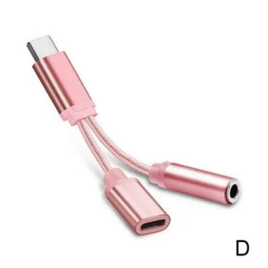 USB-C Type C To 3.5mm Aux Audio Charging Cables Adapter Jack Splitter --us - Picture 1 of 14