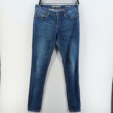 JeansWest Denim Jeans Mens Adult Size ?? Blue Button Zip Fly Skinny Casual