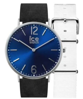 Ice Watch CHL.B.NOR.36.N.15 Ice City Norwich Leather Blue Dial Analog Watch - Image 1 of 4