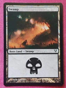 Magic The Gathering AVACYN RESTORED FOIL SWAMP 237 land card MTG - Picture 1 of 2