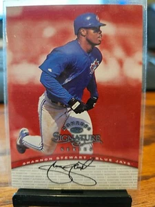 1997 Donruss Signature Series Autografi #NNO Shannon Stewart Toronto Blue Jays - Foto 1 di 1