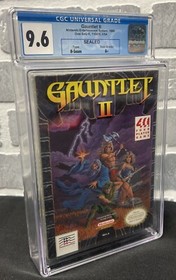 Gauntlet II (Nintendo Entertainment System, 1990) NES CGC Graded 9.6 A+ SEALED