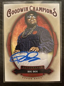 2020 Upper Deck Goodwin Champions BIG BOI OUTKAST MUSIC ON CARD AUTO 1:981