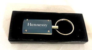 Llavero de metal coñac Hennessy nuevo - azul/plateado - Imagen 1 de 4