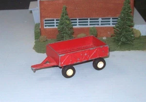 Vintage diecast Red Farm Wagon made in China - Picture 1 of 3