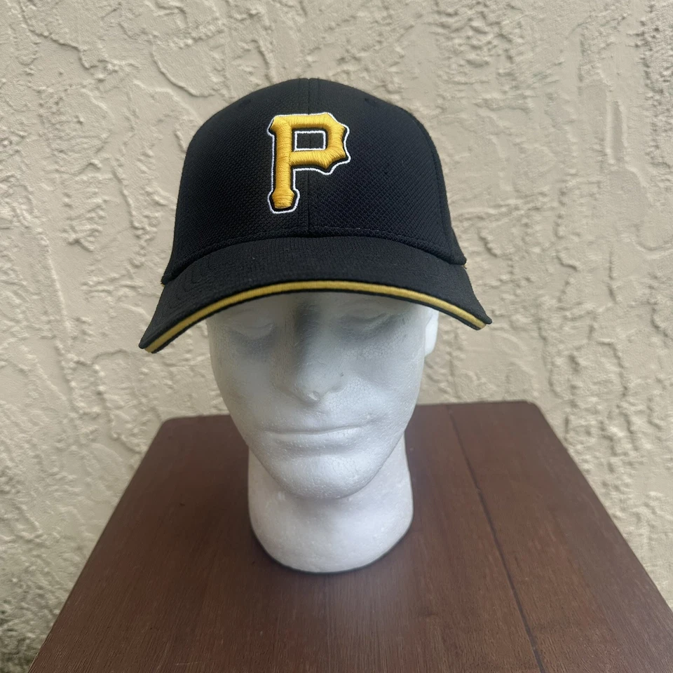 New Era Pittsburgh Pirates Hat Cap Adult Large Black Baseball Batting Practice - Image 1 of 4