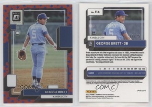 2022 Panini Donruss Optic Liberty Prizm /25 George Brett #114 HOF