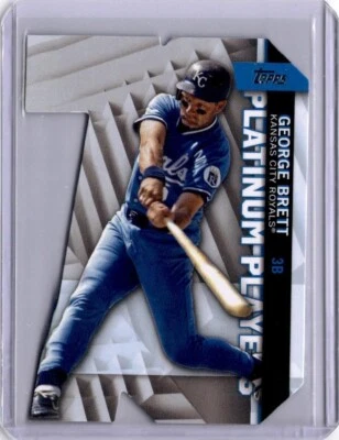 2021 Topps Series 1 GEORGE BRETT #PDC-8 Platinum Players Die Cut KC Royals - Image 1 of 2