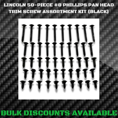Lincoln Interior / Exterior Molding #8 Phillips Head Trim Panel SCREWS OEM Sems - Image 1 of 2