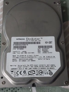 Hitachi Deskstar HDS721616PLA380 Internal SATA II Hard Drive 160GB 3,5” 7200RPM. - Picture 1 of 24