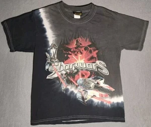 Vintage Star Wars Episode 3 Youth Medium Tie Dye Shirt Darth Vader - Picture 1 of 7
