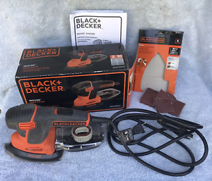 BLACK & DECKER Mouse Detail Sander w/ Dust Collector Compact Corded BDEMS600