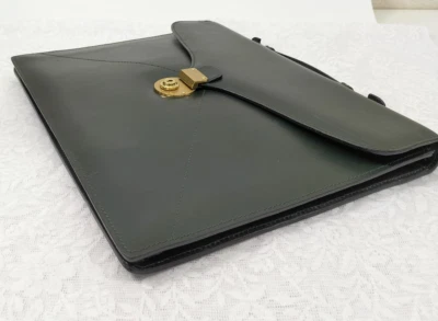 Porte-documents GOYARD vintage business bag avec clé toile goyardine France rare - Photo 1/4