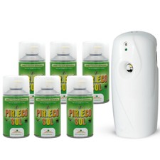 ????6 INSETTICIDA SPRAY ZANZARE MOSCHE PIRECO MASSIMA EFFICACIA PIRETRO +DIFFUSORE