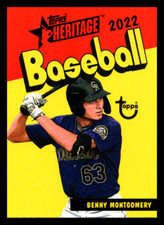2022 Topps Heritage Minor League 1973 Topps Pack Cover Benny Montgomery #73PC-6