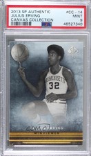 2013-14 SP Authentic Canvas Collection Julius Erving #CC-14 PSA 9 MINT HOF