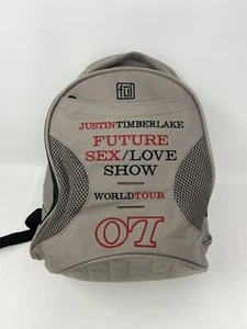 Justin Timberlake Ful Future Sex/Love Show World Tour 07 Small Backpack N-SYNC - Picture 1 of 12