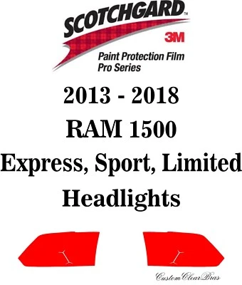 3M Scotchgard Paint Protection Pro Series 2015 2016 2017 2018 Ram 1500 Sport - Image 1 of 3