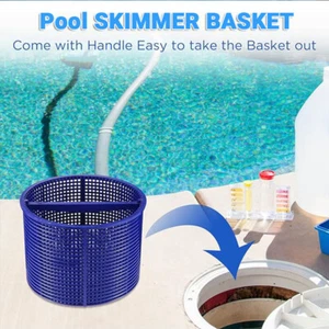 Pool Skimmer Basket for Hayward SP1082/SP1084 & Aladdin B152 - 7" OD,Easy Clean - Picture 1 of 14