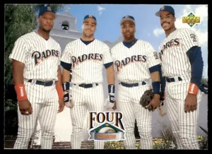 1993 Upper Deck Team Stars #474 Gary Sheffield/Tony Gwynn/Fred McGriff San Diego - Picture 1 of 2