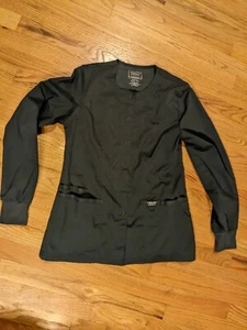 CHEROKEE WORKWEAR SCRUB WARM UP JACKET GRAY SIZE XS - Picture 1 of 3