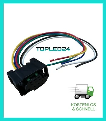 Stecker für Smart fortwo 451 MHD Starter Generator Lichtmaschine 6 Polig Farbig - Bild 1 von 2