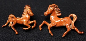 Broches de metal esmaltado Pr GERRY'S de colección, caballo y potro 1,25" - 1,75" de largo EPOC - Imagen 1 de 6
