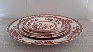 Copeland Spode Indian Tree England Assorted Plates 4 Piece Set Pre-owned - Imagen 1 de 12