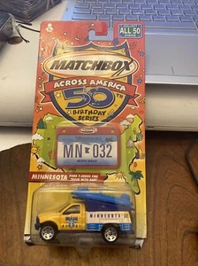 Matchbox Across America 50th Birthday Minnesota Ford F-Series Fire Truck - Picture 1 of 2
