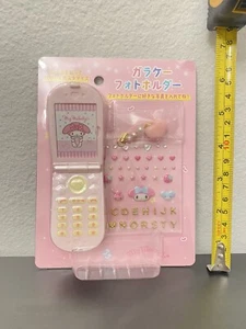 Sanrio Characters Japan Flip Cellphone Kogyaru Cute Photo Holder - My Melody - Picture 1 of 5