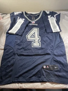 Nike On Field Cowboys Mens #4 Dak Prescott Stitched Jersey Blue Size Medium - Picture 1 of 4