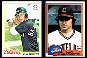 Alan Bannister 2 Card Lot - 1978 and '81 Topps (EX-NM) - Picture 1 of 6