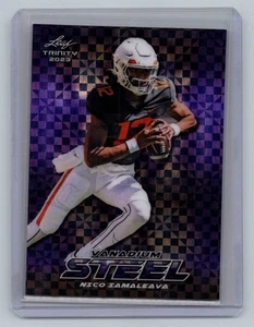 Nico Iamaleva 2023 Leaf Trinity #S-61 Prospettiva acciaio al tungsteno /8 UCLA NCAA - Foto 1 di 2